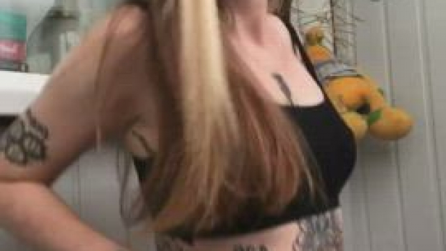 I hope you don't mind being a daddy to these naughty tits