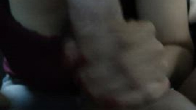 Love how she takes my husband's load