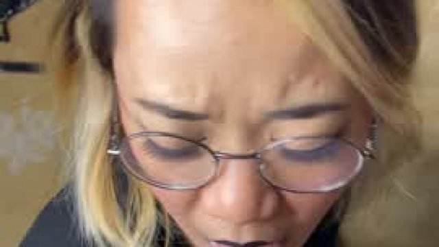 The finishing touches to my makeup