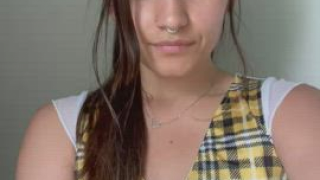 Wanna take a look under my skirt?