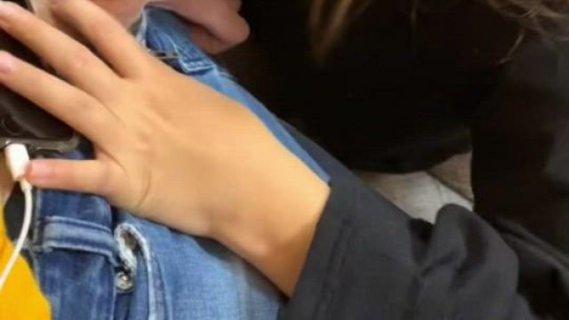 Had a craving to suck his BWC in the Goodwill, so we went in the changing room! 