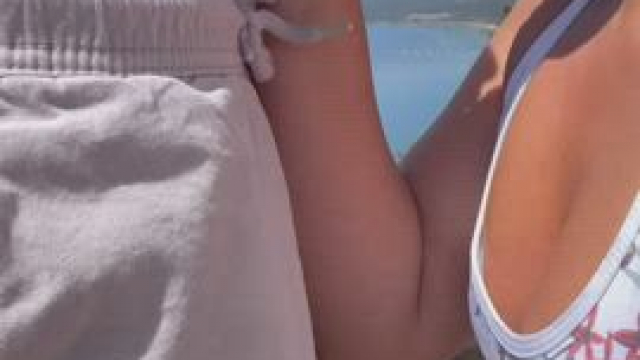 A beautiful day for a hike is a beautiful day for a blowjob :) [gif]