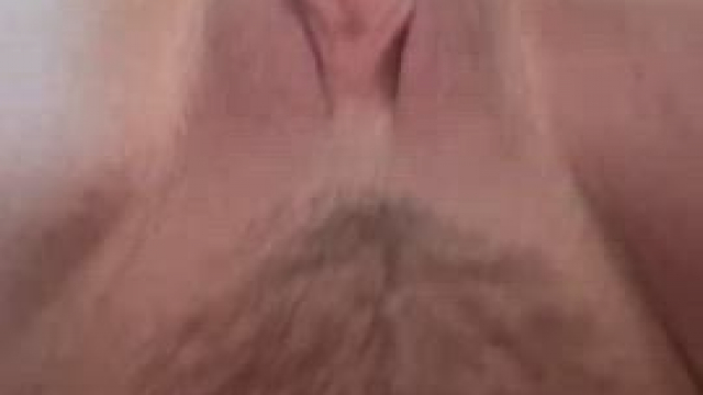 Hubby cumming all over my pussy