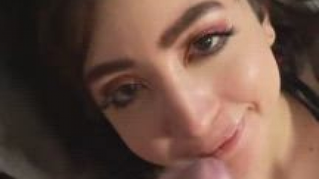 She took this monster facial well