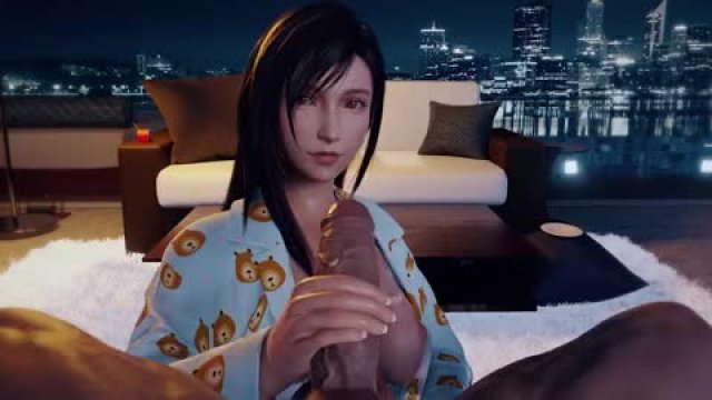 Tifa sucking dick (KaieVie) [Final Fantasy]