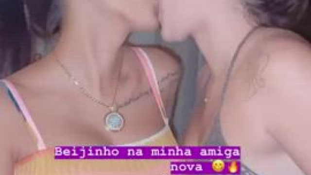 First Kiss with New Friend