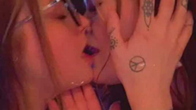 Me and my high school partner ran into each other at the bar and this is how it w