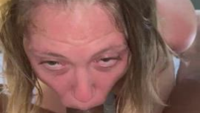 Tied up, gagged, and cumming