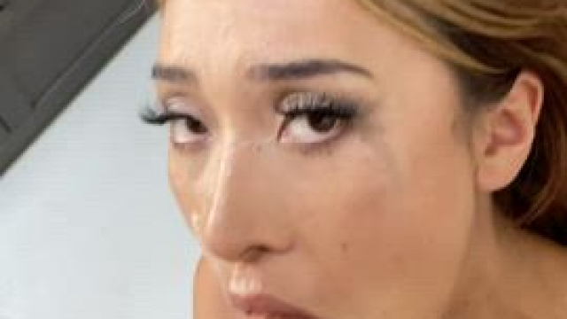 I shoved his cock down my throat until he gave me a big load all over my face a