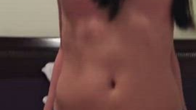 Enjoy my small Asian tits while you relax