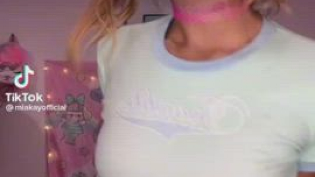 Bratty blonde tiktoker disciplined