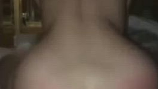 Bouncing in her ass..