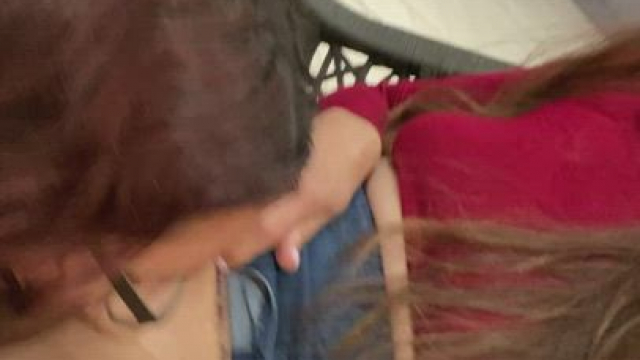 Getting my pussy eaten in the middle of the mall [f]