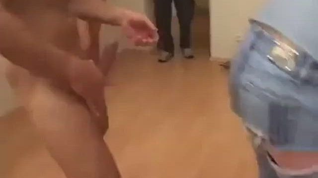 Horny Guy On A Porn Set Decides To Try And Fuck The Make Up Lady...