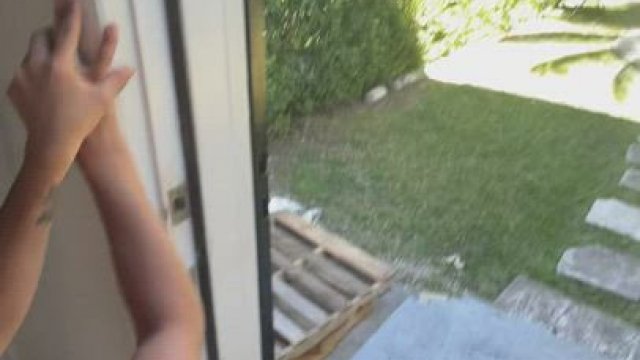 Getting fucked with my door wide open. OC