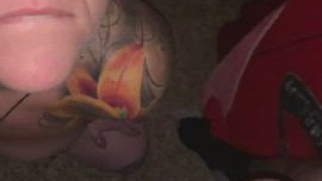 My bull and husband put me on my knees