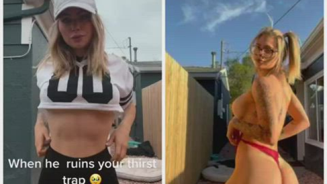 me on tiktok vs me on reddit :P