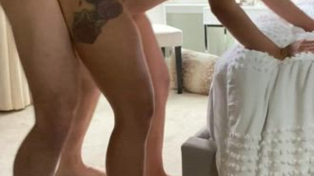 He uses my hair for leverage