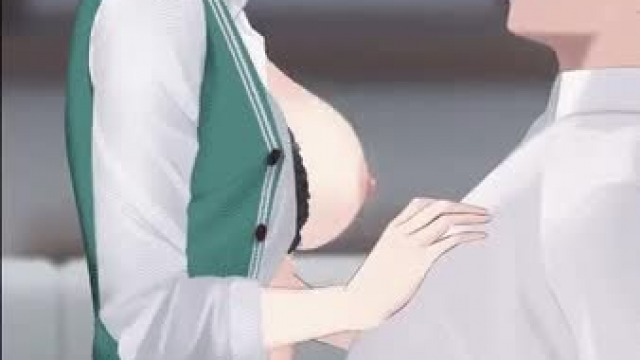 Taking off her jacket in the heat of the moment