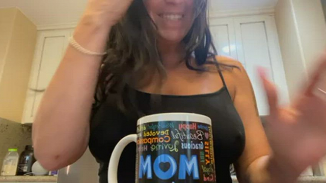 Mondays are better with coffee & my big titty drop.