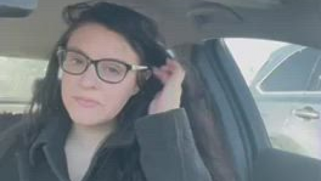 The target cart attendants got a little show in the parking lot this morning