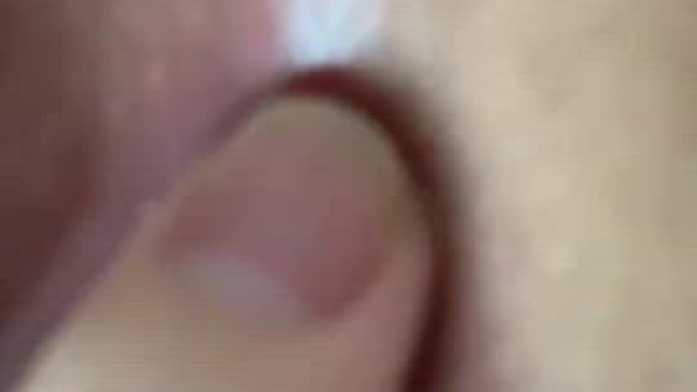 Watch with sound to hear me finger my tight Japanese pussy for the first time on