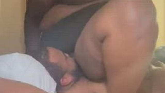 Tied up and face sat on, a dream.