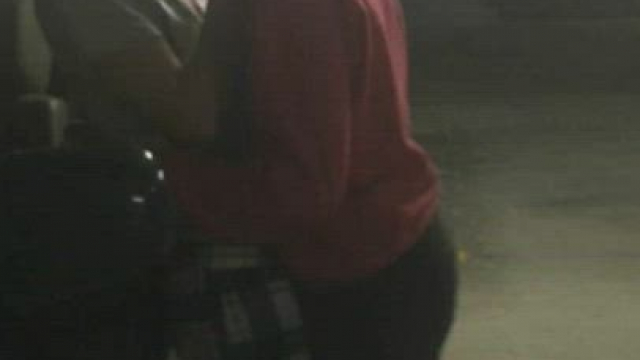 Mates having fun on the parking lot