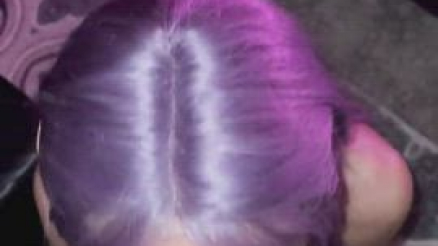 Sucking it out like a good girl