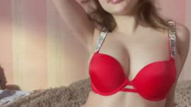 This time I try to tease you with my lovely tits just to make you as addicted as