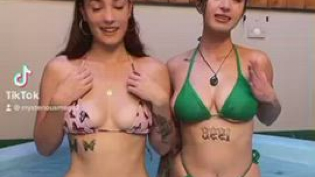 Went to a hot springs with my bestie