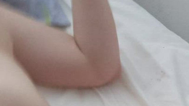 Big cock sliding into tight teen pussy [OC]