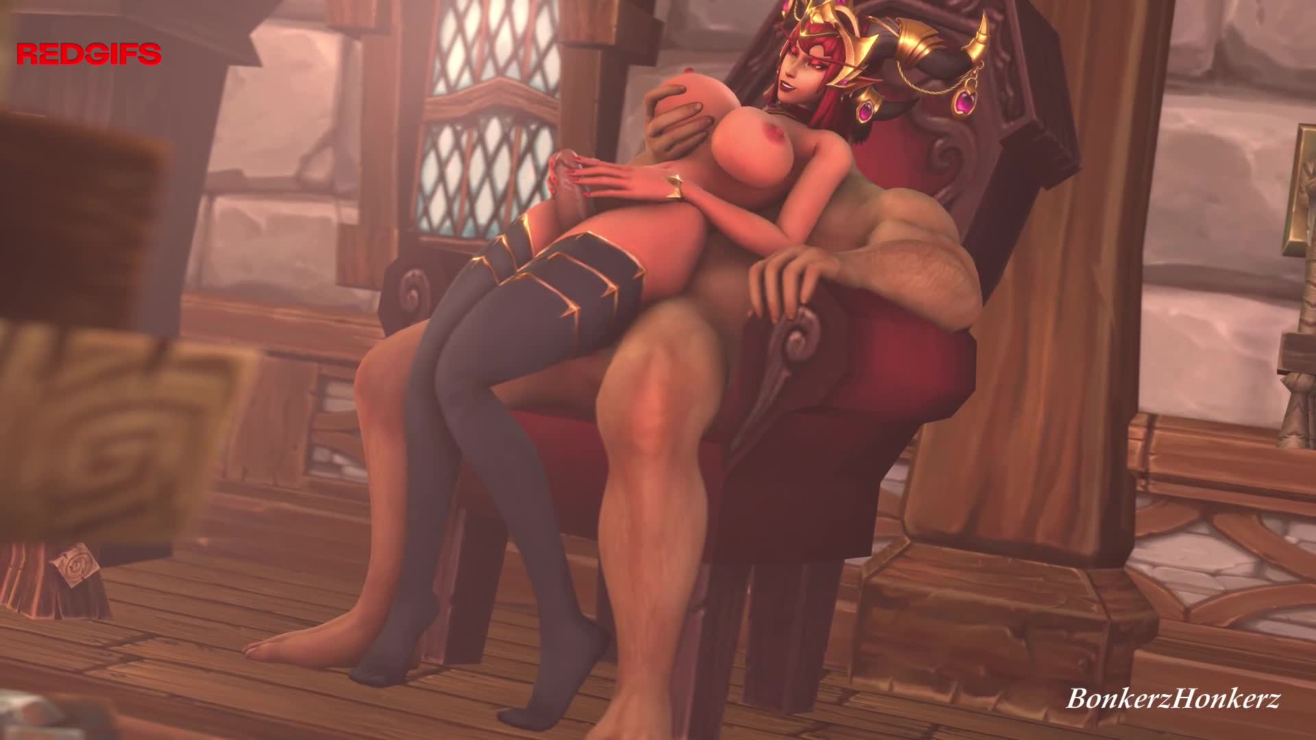 Alexstrasza teasing out the Worgan - part 1 (BonkerzHonkerz)