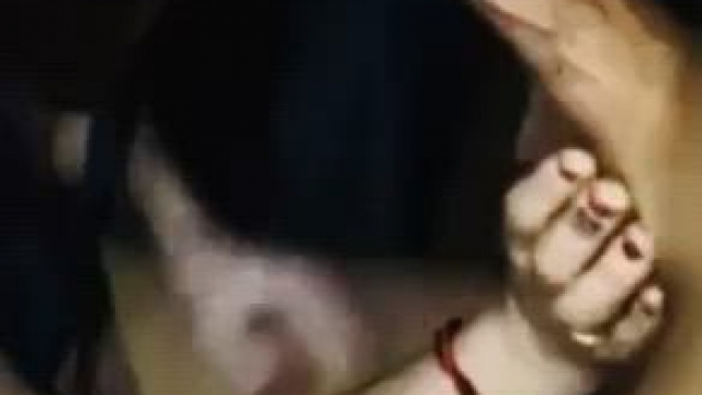 Look at your wife struggling with my huge penis