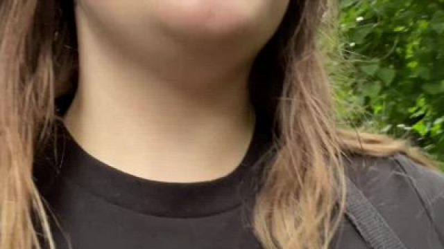 I love flashing on my walks :)