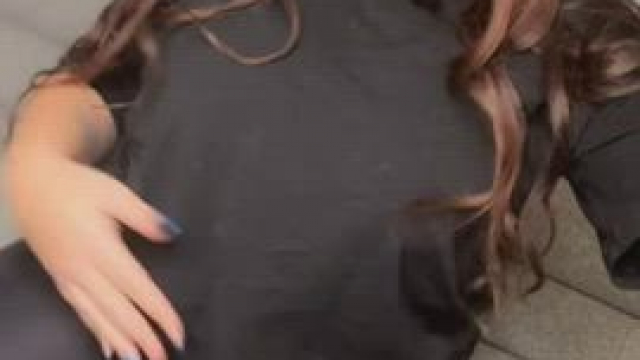 Thick thighs and huge boobs come snuggle