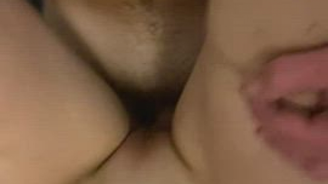 Nothing like grabbing her thighs and giving her a good fucking