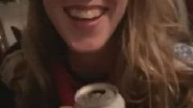 Bathroom threesome at a house party