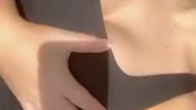 Do you like what’s under my tight sports bra? 