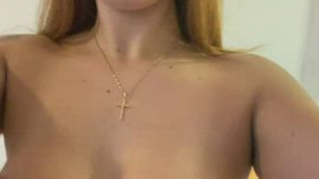 Showing off her favorite dress