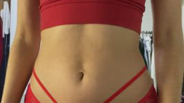 do you like my new red lingerie?