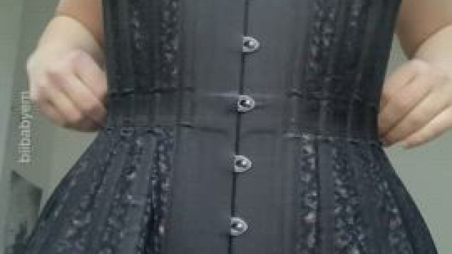 This corset better not fit my tummy in 4 months!