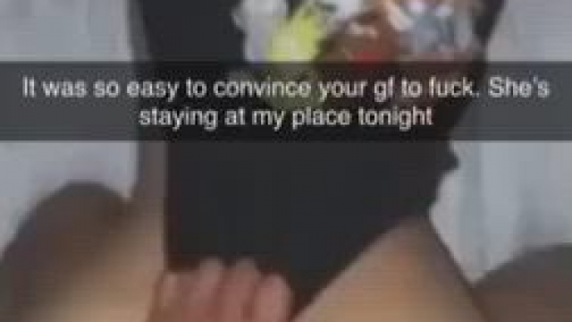 She’s staying at my place