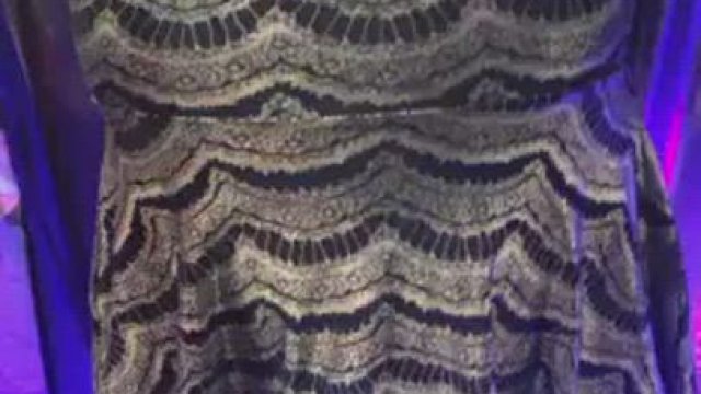 A bulge hidden under my dress