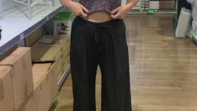 A nervous flash in the store