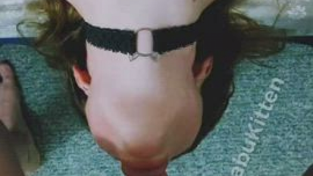 Time for my daily deepthroat training