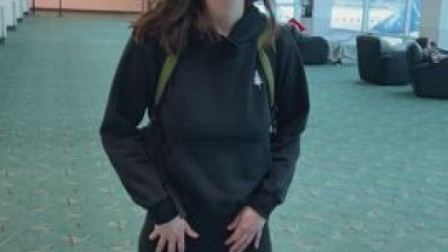 TSA already felt my tits, so... [GIF]