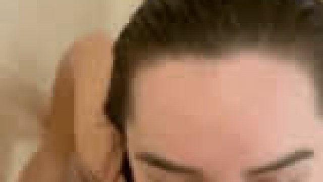 I thought I heard him jacking off in shower, so I hopped in