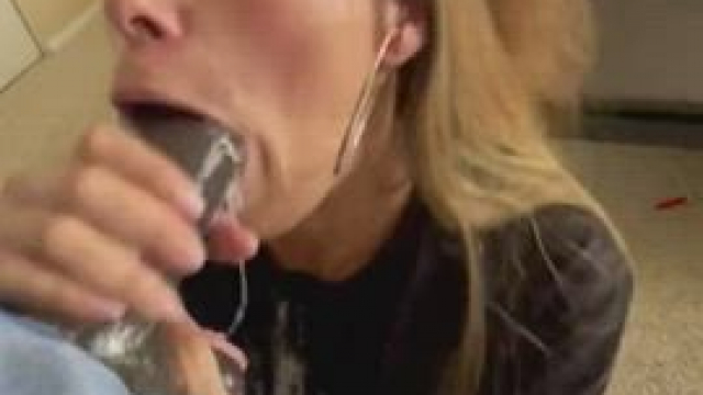 Big black cock cum girl