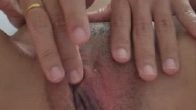 Just getting herself warmed up...